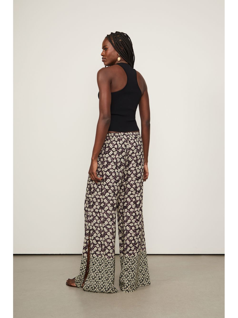 Animale — Calça Com Fenda Estampada