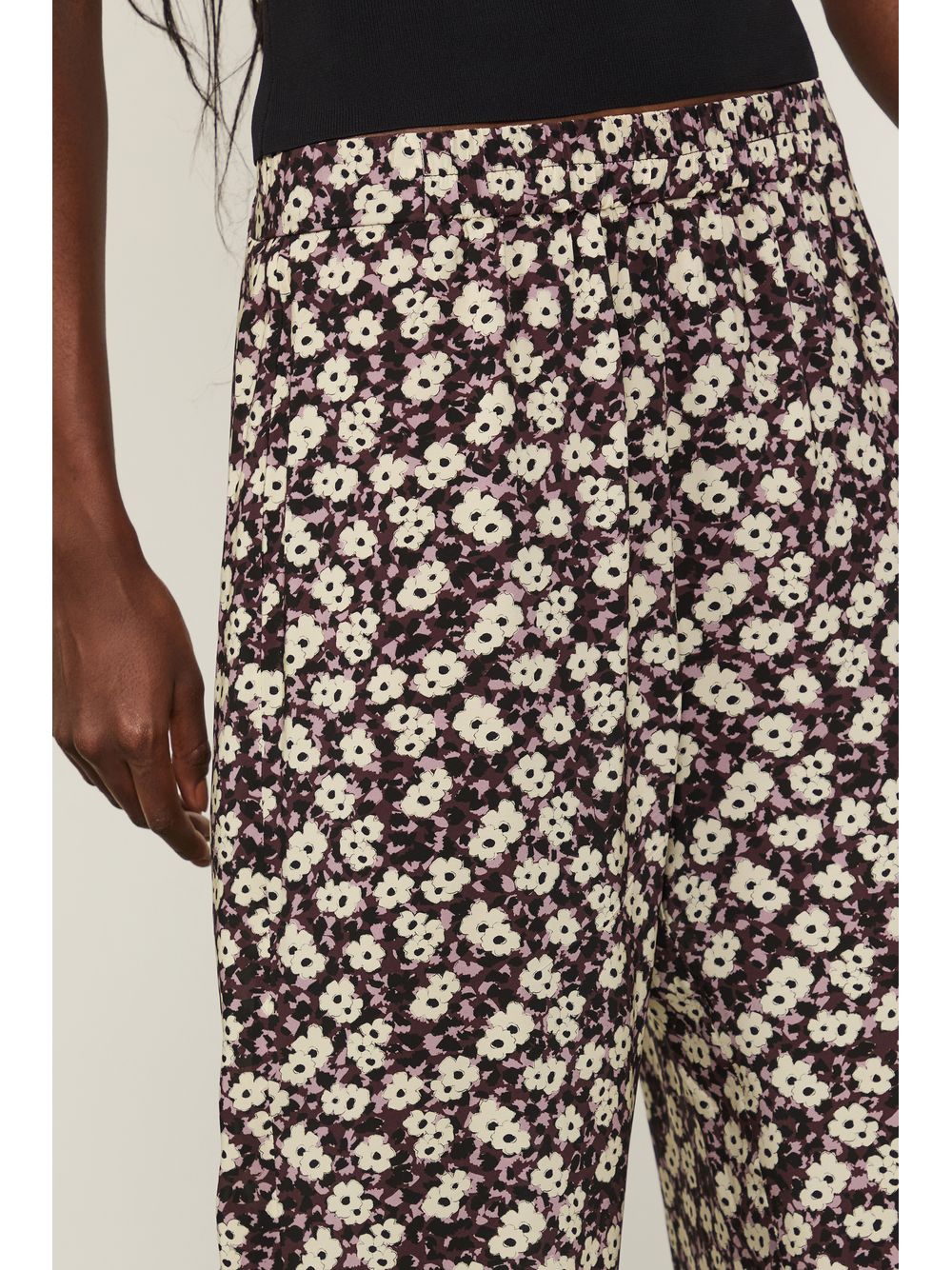Animale — Calça Com Fenda Estampada