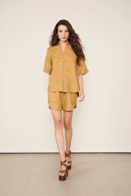 Camisa De Linho Caixote Demerara Demerara 00160 - 38