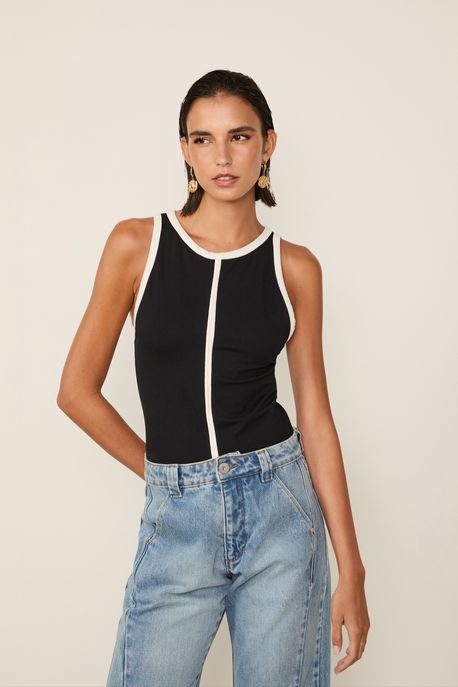 Regata Vivos Colors Preto / Off - G