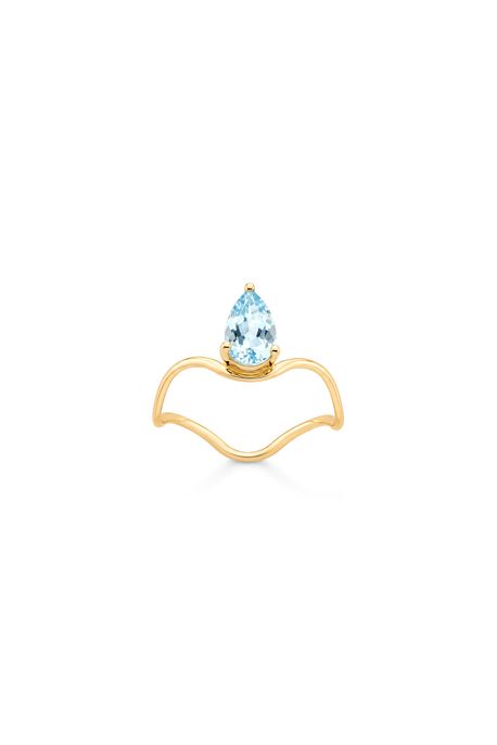 Anel Ritmo Blue Ouro Amarelo - 17