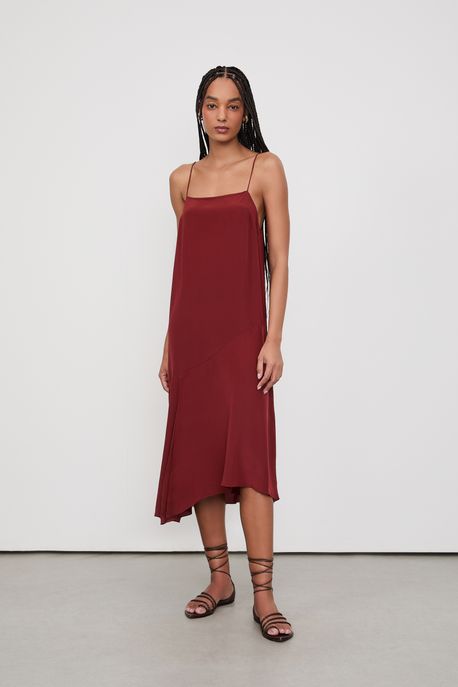 Vestido Midi Marrom Raiz - 34