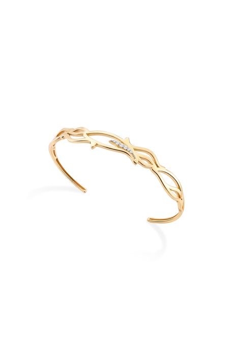 Bracelete Flame Ouro Amarelo - U