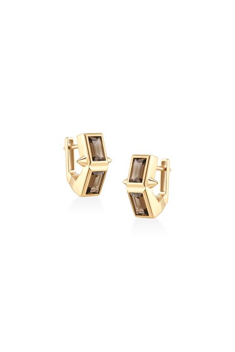 Argola Folk Ouro Amarelo - U
