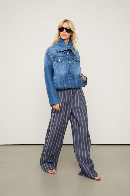 Jaqueta Jeans Baloné Jeans Medio - P