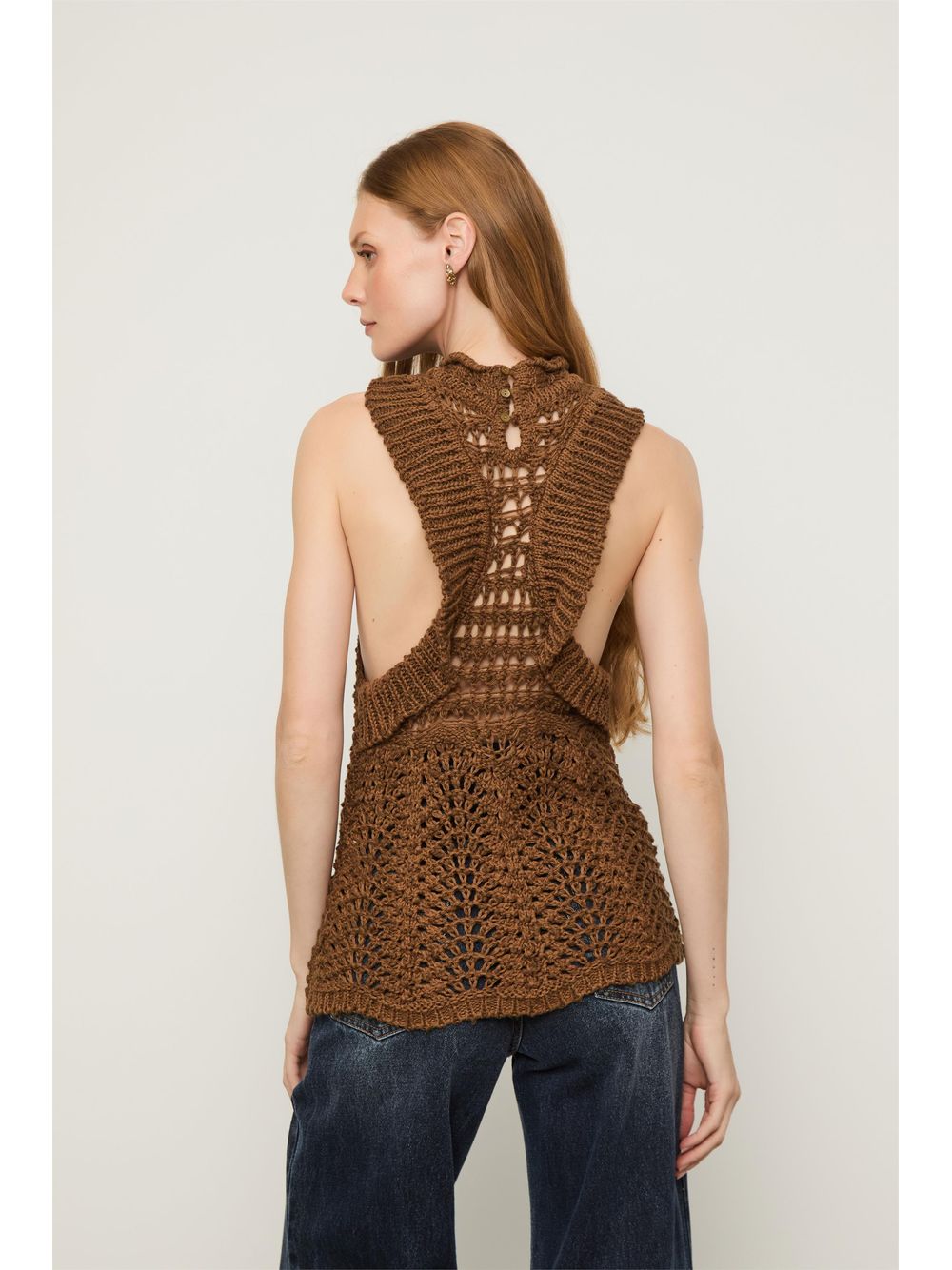 Animale — Blusa Tricot Decote Nadador