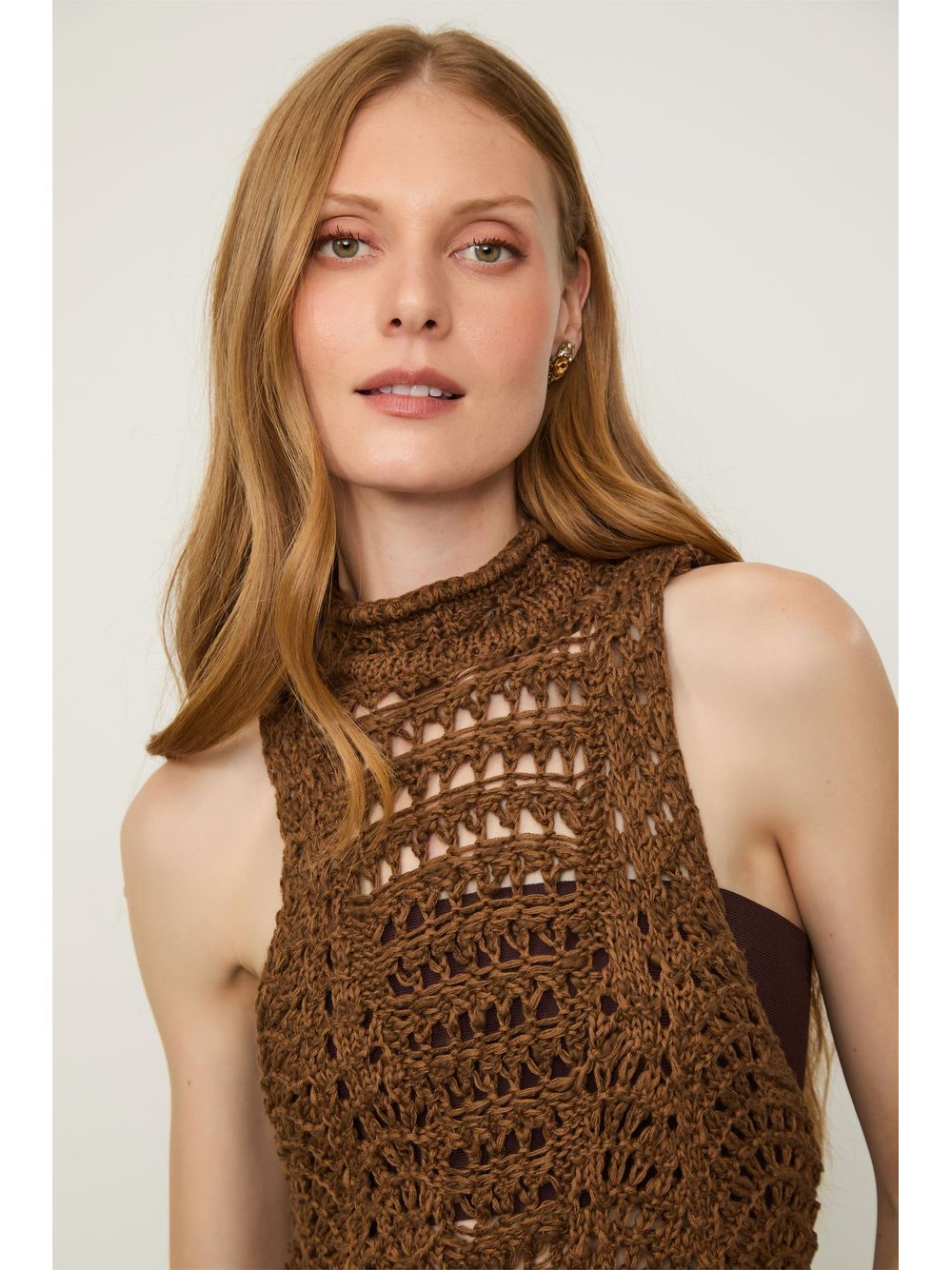 Animale — Blusa Tricot Decote Nadador