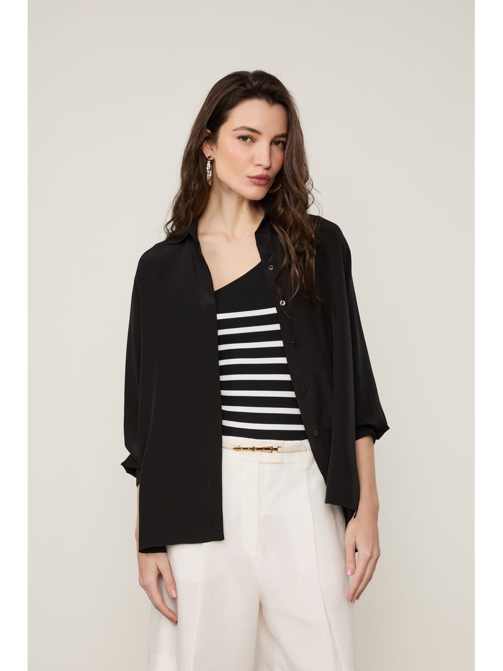 Animale — Camisa Seda Ampla