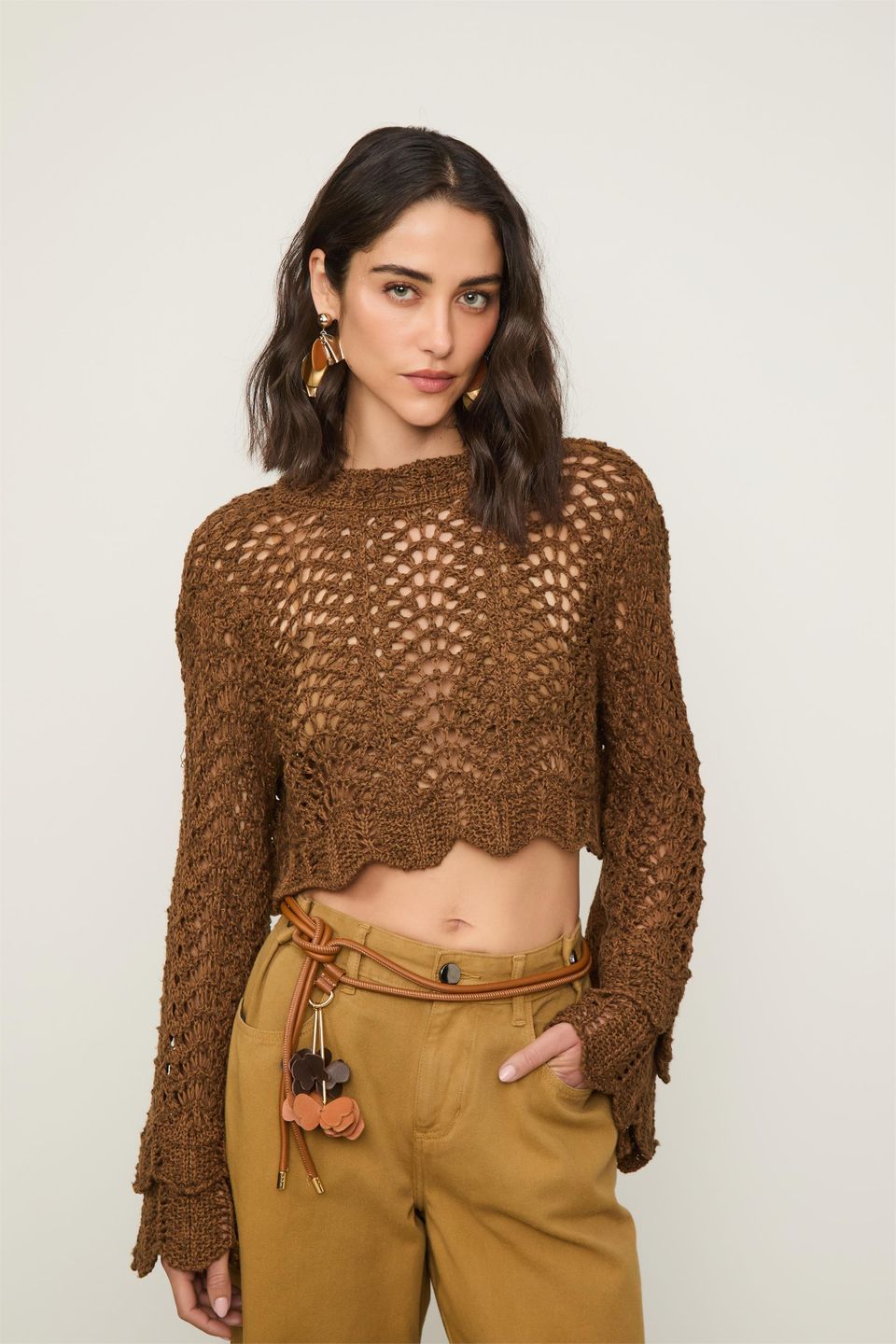 Bata Tricot Ponto Renda