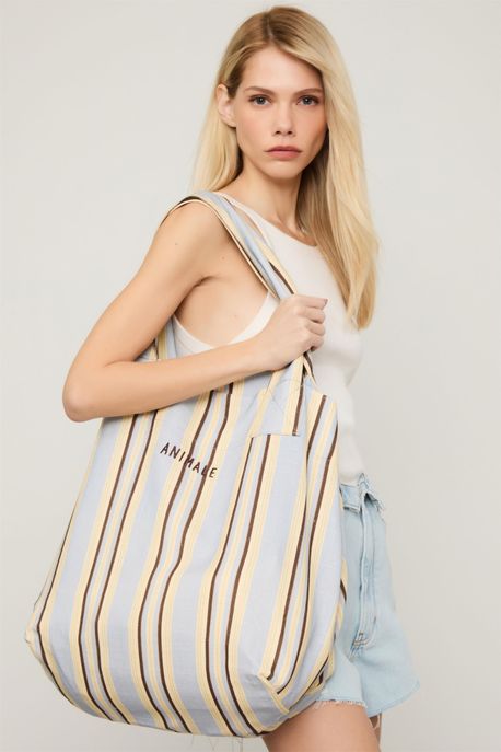 Maxi Shopper Bag Listra Bruma Manhã Est Listra Bruma Manha - U