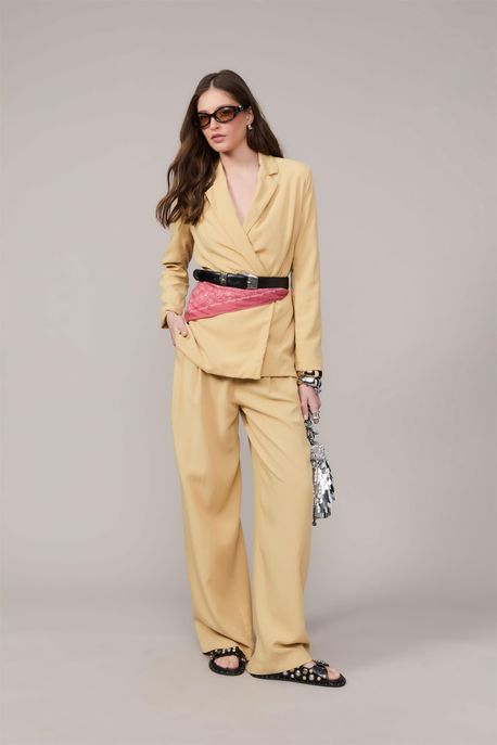Blazer Alfaiataria Marieta Amarelo Amanhecer - M