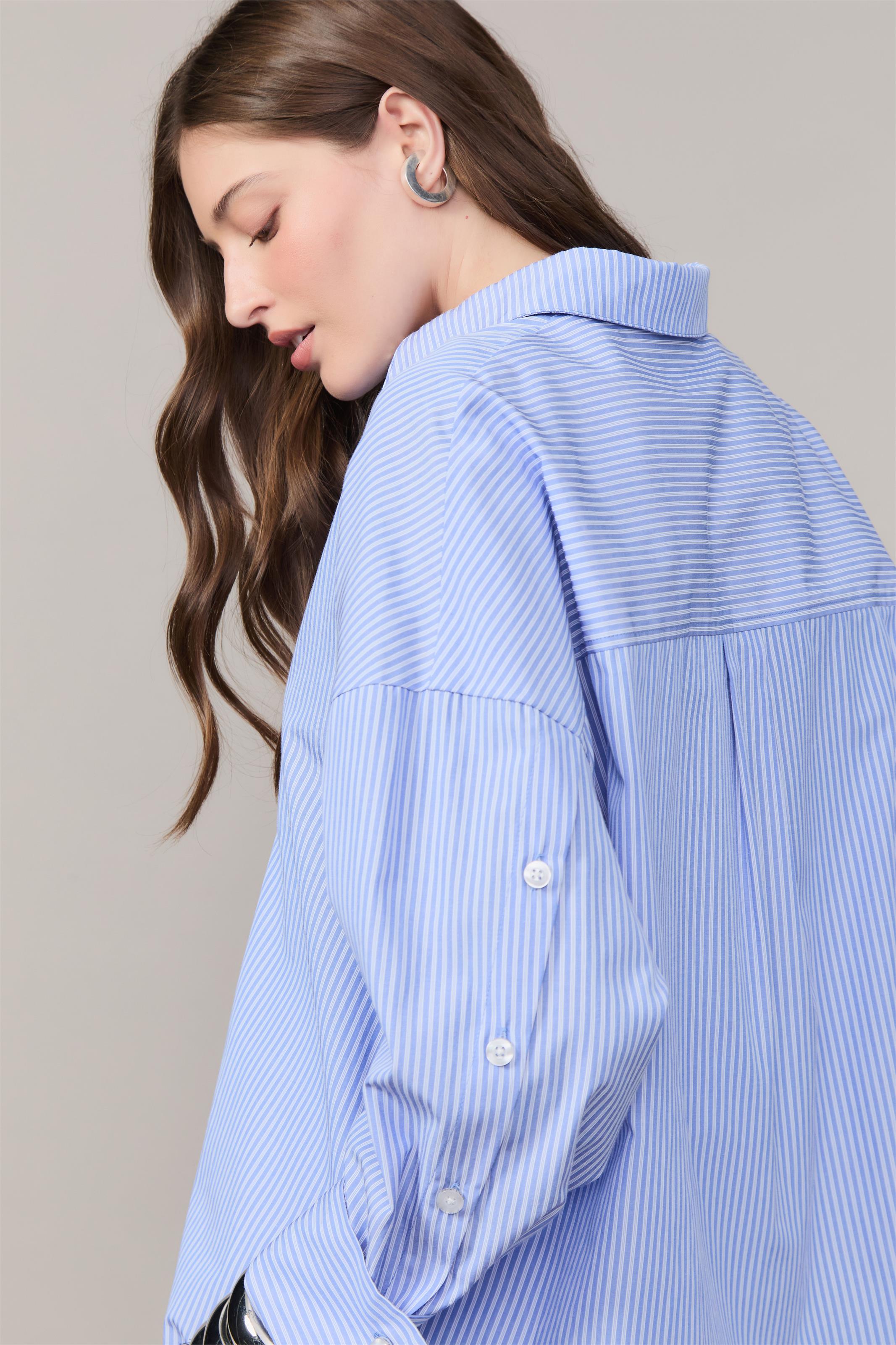 Camisa De Botão Listras