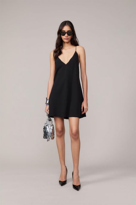 Vestido Regata Nó Preto - M