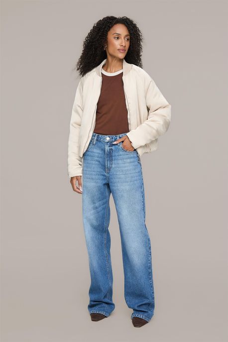 Calca Jeans Boot 70s Basic Jeans Medio - 46
