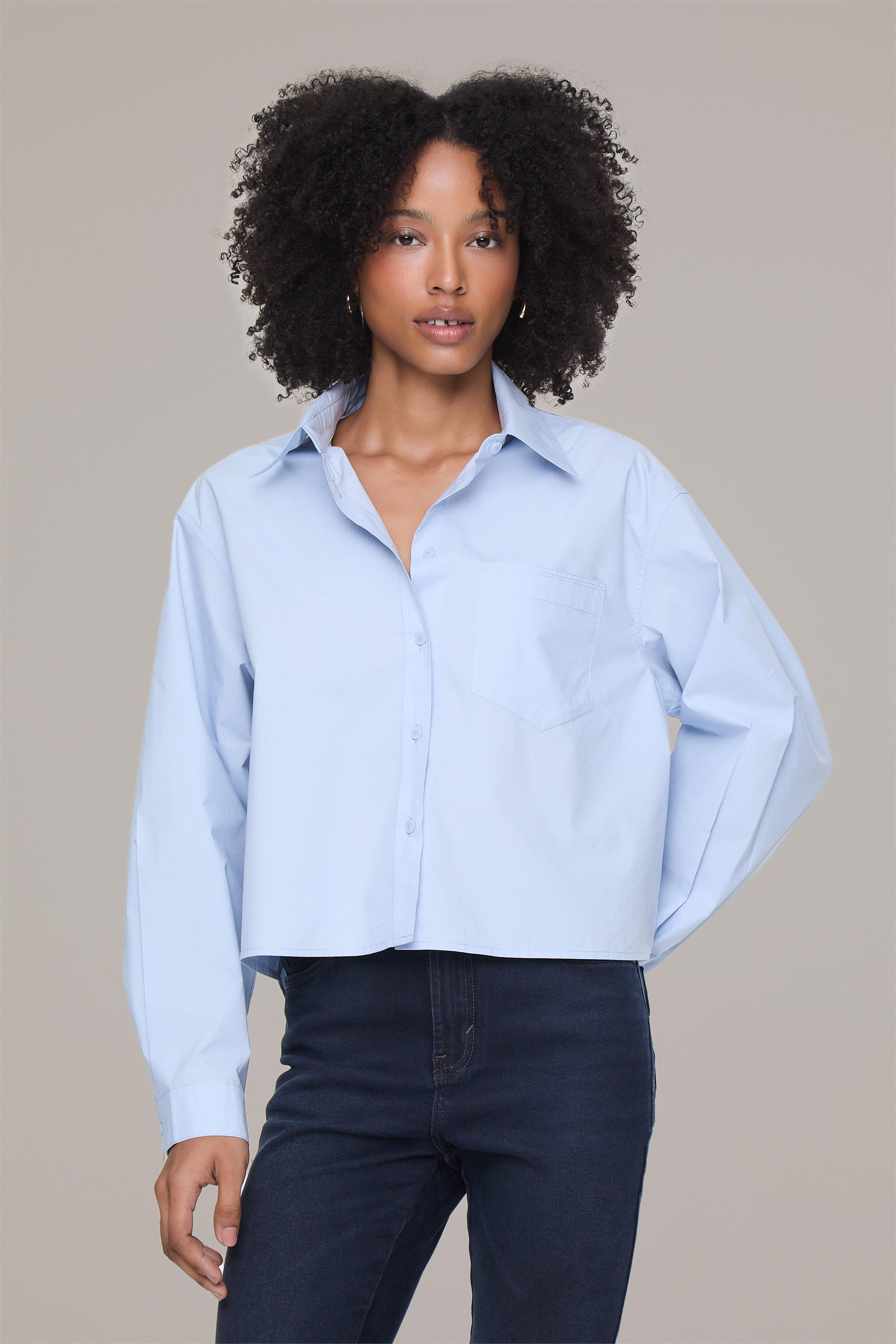 Camisa Branco Com Bolso