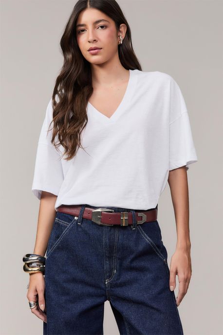 Cinto Dark Brown Vermelho - G