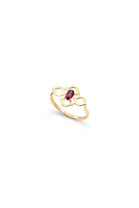 Anel Python Rose Ouro Amarelo - 17