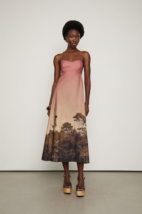 Vestido Midi Loc Fotografico Est Loc Fotografico Selva Color - 38
