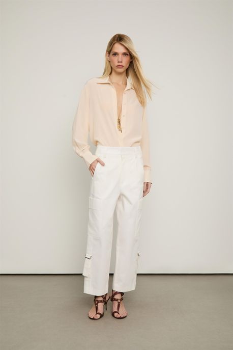 Calça Cargo Faixa Off White Off White - 34