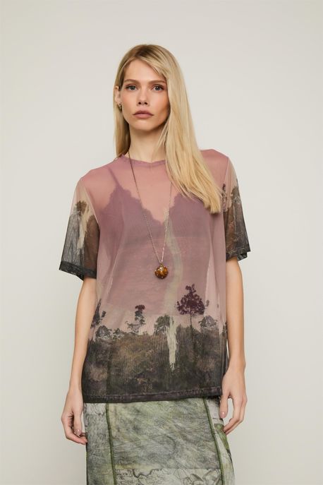 Blusa Fotografico Selva Color Est Loc Fotografico Selva Color Blusa - P