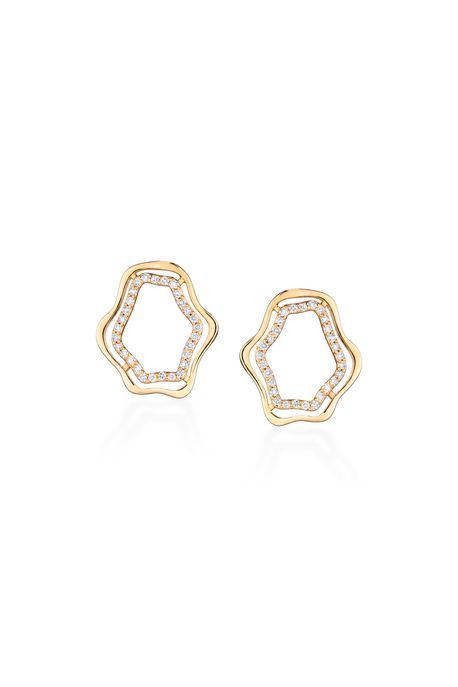 Brinco Amazonas Shine Ouro Amarelo - U