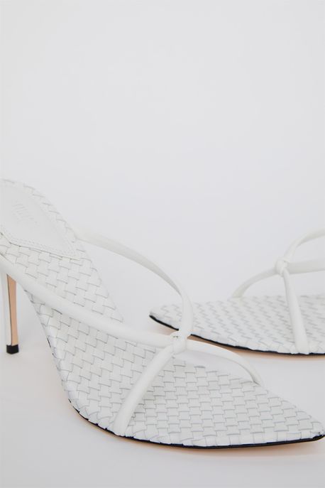 Mule De Couro Tresset Branco - 37