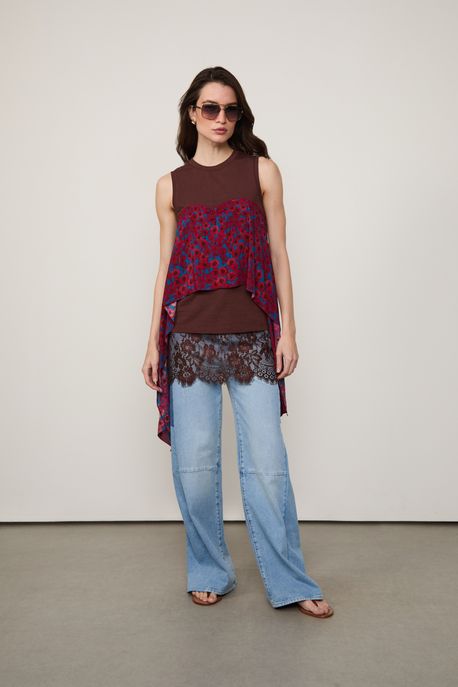 Underwear Renda Bico Intimates Marrom Dries - M