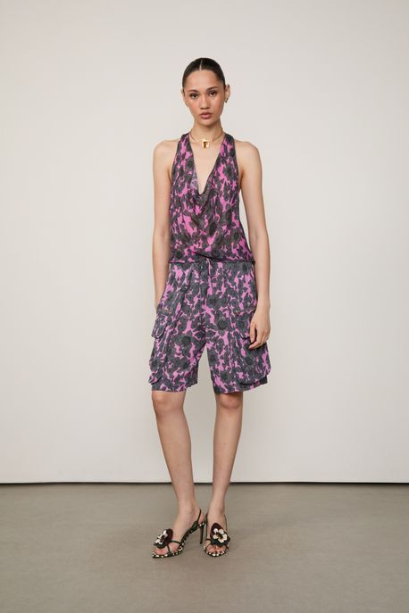 Bermuda Cargo Floral Espectro Est Floral Espectro Color - 40