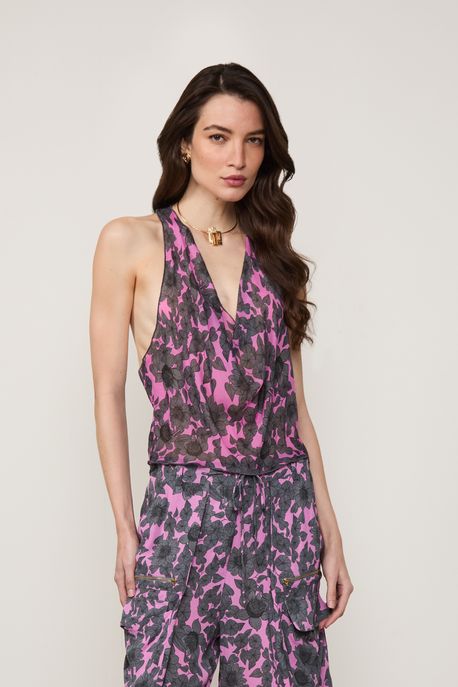 Top Degage Floral Espectro Est Floral Espectro Color - 38
