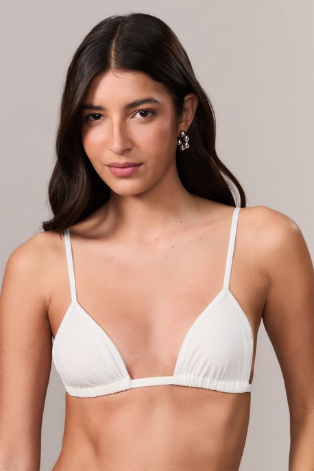 Top De Tule Forrado Cinza Gelo - P