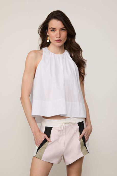 Bata De Algodao Branco - G