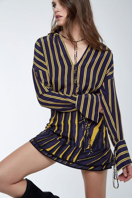 Camisa Verena Est Listra Bella Tuna - 40