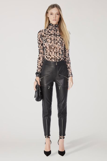 blusa segunda pele estampada